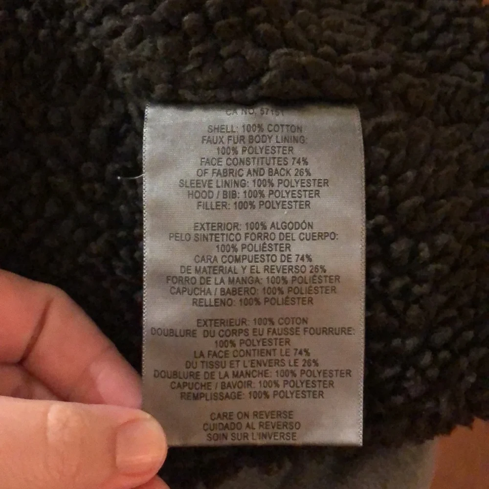 Levi’s hooded trucker jacket with Sherpa lining